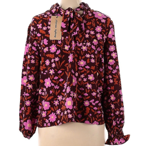 Princess Highway Meadow Blouse, Pink Multi, Size 12 AU, NWT - Picture 8 of 8